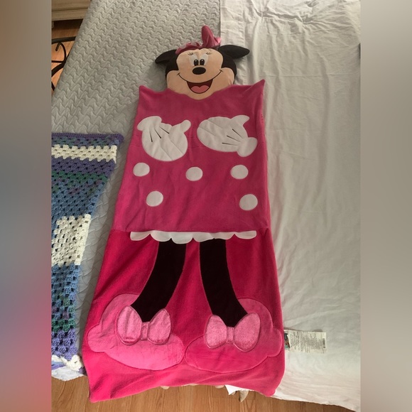 Disney Minnie Mouse Throw Blanket Fleece - Picture 1 of 5